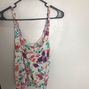 Floural tank top